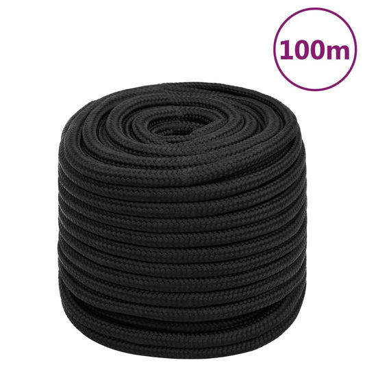 Boottouw 16 mm 100 m polypropeen zwart Touw | Creëer jouw Trendy Thuis | Gratis bezorgd & Retour | Trendy.nl