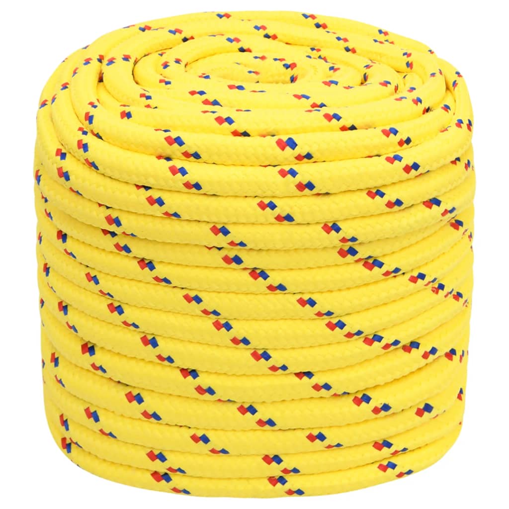 Boottouw 18 mm 25 m polypropyleen geel Touw | Creëer jouw Trendy Thuis | Gratis bezorgd & Retour | Trendy.nl