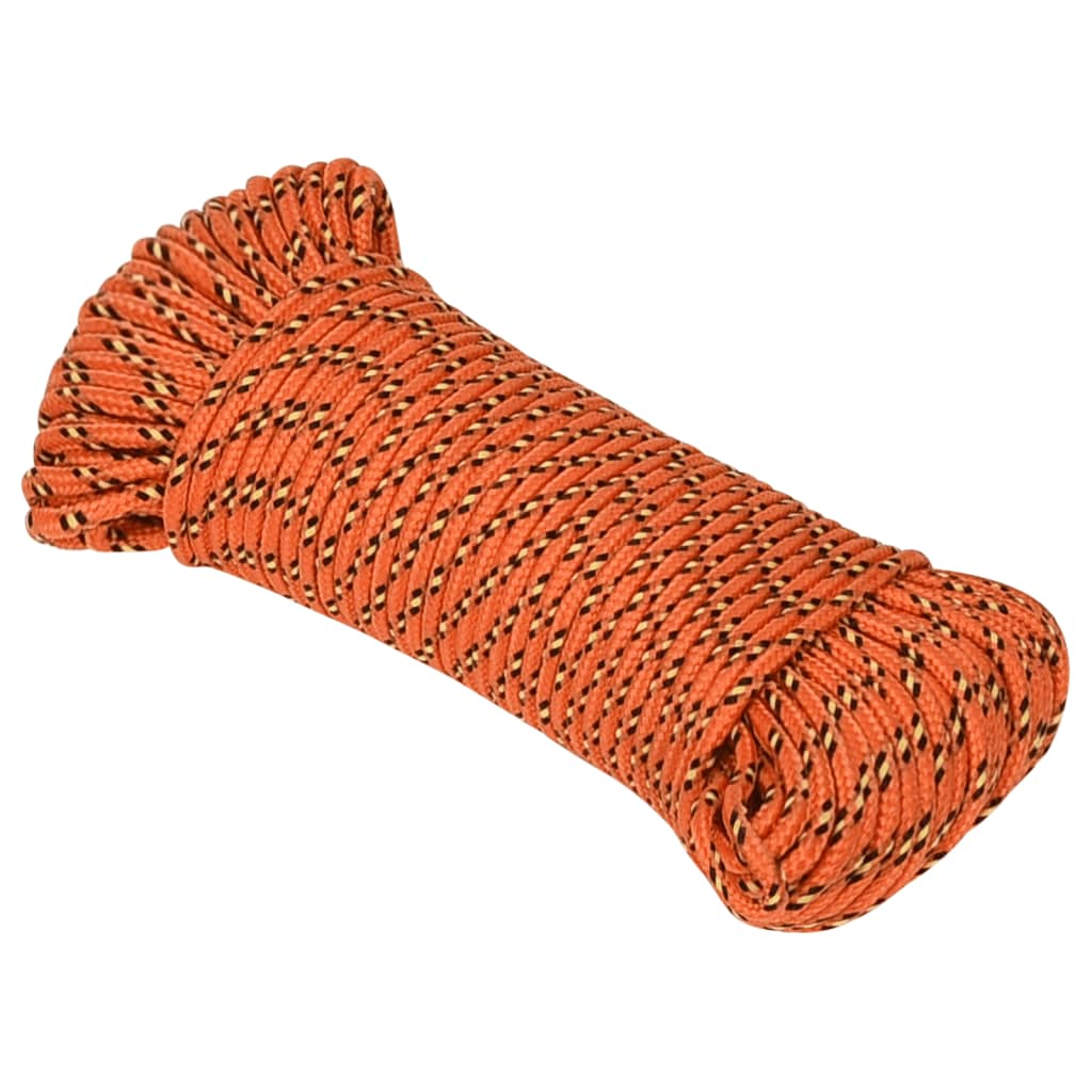 Boottouw 4 mm 250 m polypropyleen oranje Touw | Creëer jouw Trendy Thuis | Gratis bezorgd & Retour | Trendy.nl