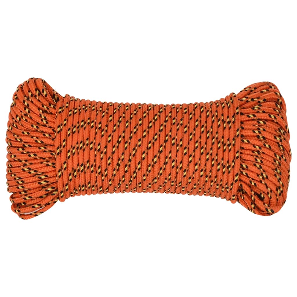 Boottouw 4 mm 250 m polypropyleen oranje Touw | Creëer jouw Trendy Thuis | Gratis bezorgd & Retour | Trendy.nl