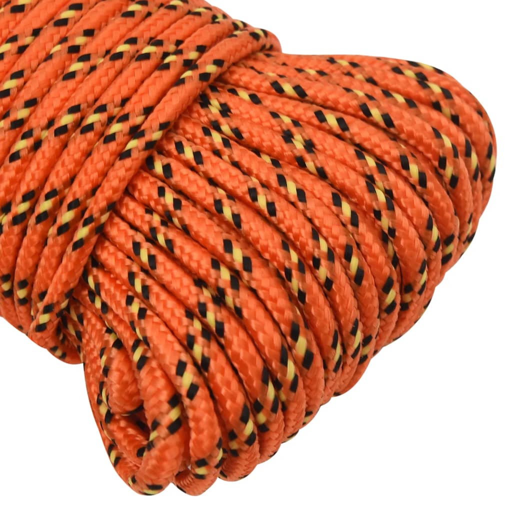 Boottouw 4 mm 250 m polypropyleen oranje Touw | Creëer jouw Trendy Thuis | Gratis bezorgd & Retour | Trendy.nl