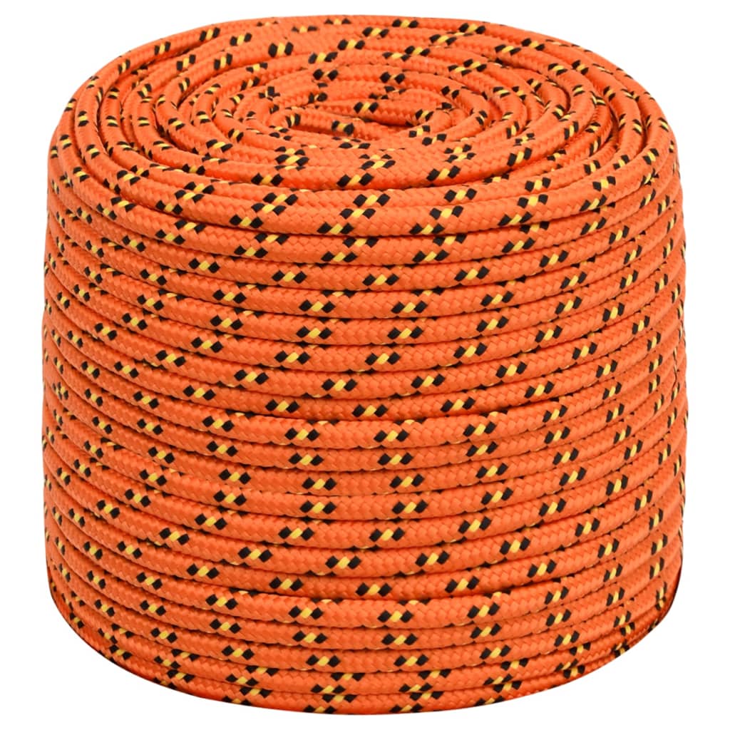 Boottouw 6 mm 100 m polypropyleen oranje Touw | Creëer jouw Trendy Thuis | Gratis bezorgd & Retour | Trendy.nl