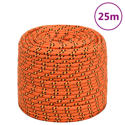 Boottouw 8 mm 25 m polypropyleen oranje Touw | Creëer jouw Trendy Thuis | Gratis bezorgd & Retour | Trendy.nl