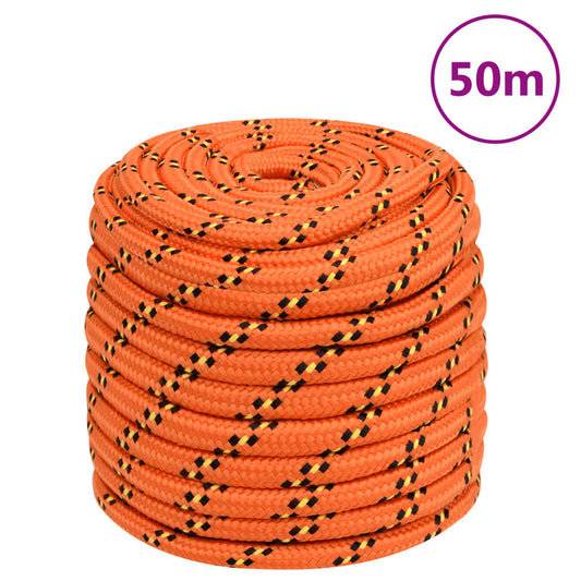 Boottouw 18 mm 50 m polypropyleen oranje Touw | Creëer jouw Trendy Thuis | Gratis bezorgd & Retour | Trendy.nl