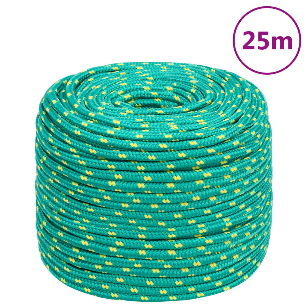 Boottouw 6 mm 25 m polypropyleen groen Touw | Creëer jouw Trendy Thuis | Gratis bezorgd & Retour | Trendy.nl