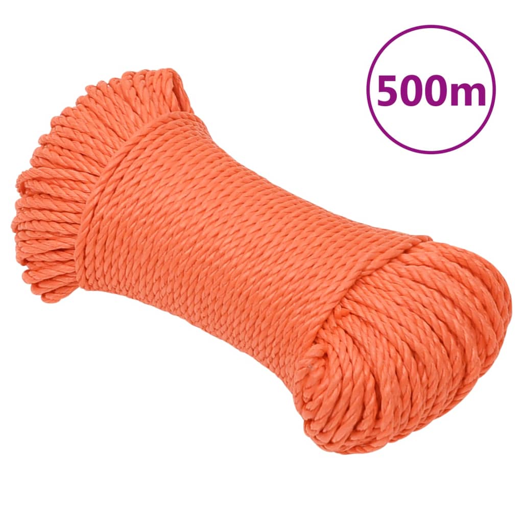 Werktouw 3 mm 500 m polypropeen oranje Touw | Creëer jouw Trendy Thuis | Gratis bezorgd & Retour | Trendy.nl