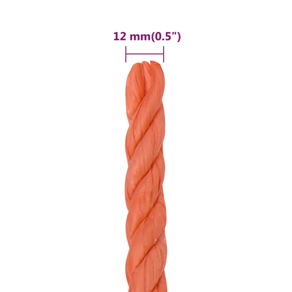 Werktouw 12 mm 25 m polypropeen oranje Touw | Creëer jouw Trendy Thuis | Gratis bezorgd & Retour | Trendy.nl