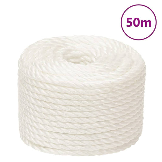 Werktouw 14 mm 50 m polypropeen wit Touw | Creëer jouw Trendy Thuis | Gratis bezorgd & Retour | Trendy.nl