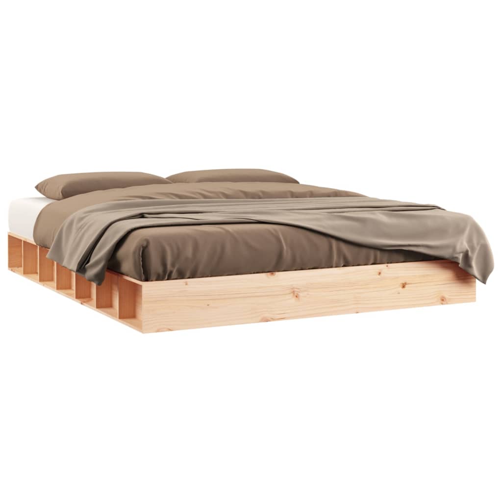 Bedframe massief hout 160x200 cm Bedden & bedframes | Creëer jouw Trendy Thuis | Gratis bezorgd & Retour | Trendy.nl