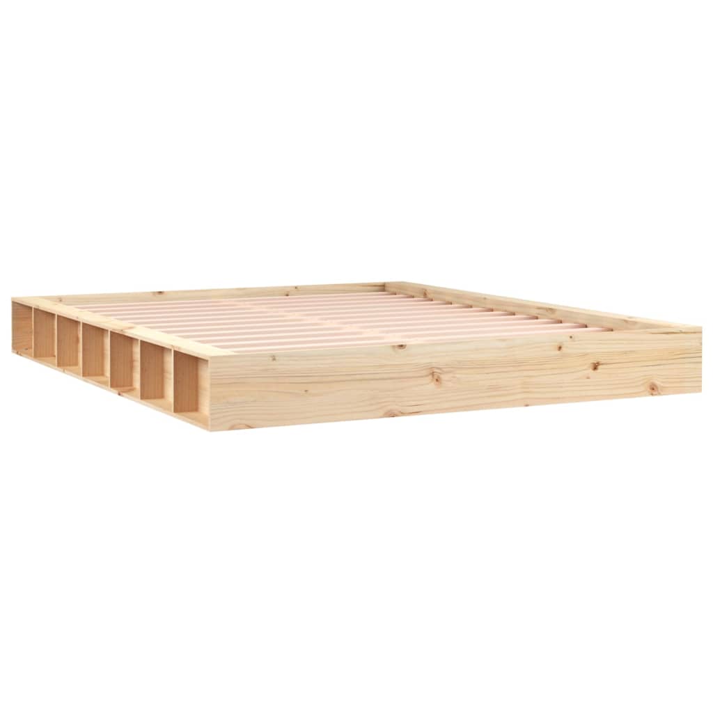 Bedframe massief hout 160x200 cm Bedden & bedframes | Creëer jouw Trendy Thuis | Gratis bezorgd & Retour | Trendy.nl