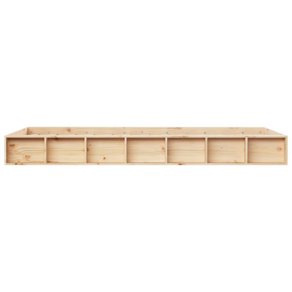 Bedframe massief hout 140x190 cm Bedden & bedframes | Creëer jouw Trendy Thuis | Gratis bezorgd & Retour | Trendy.nl