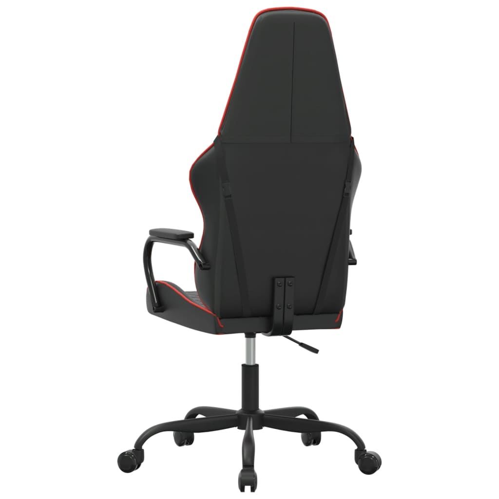 Massage gamestoel kunstleer zwart en rood Gamestoelen | Creëer jouw Trendy Thuis | Gratis bezorgd & Retour | Trendy.nl