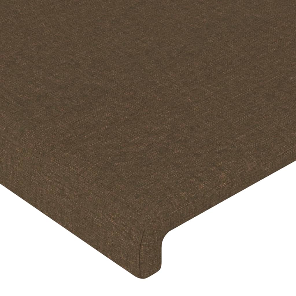 Hoofdbord 80x5x78/88 cm stof donkerbruin Hoofdborden en voetborden | Creëer jouw Trendy Thuis | Gratis bezorgd & Retour | Trendy.nl