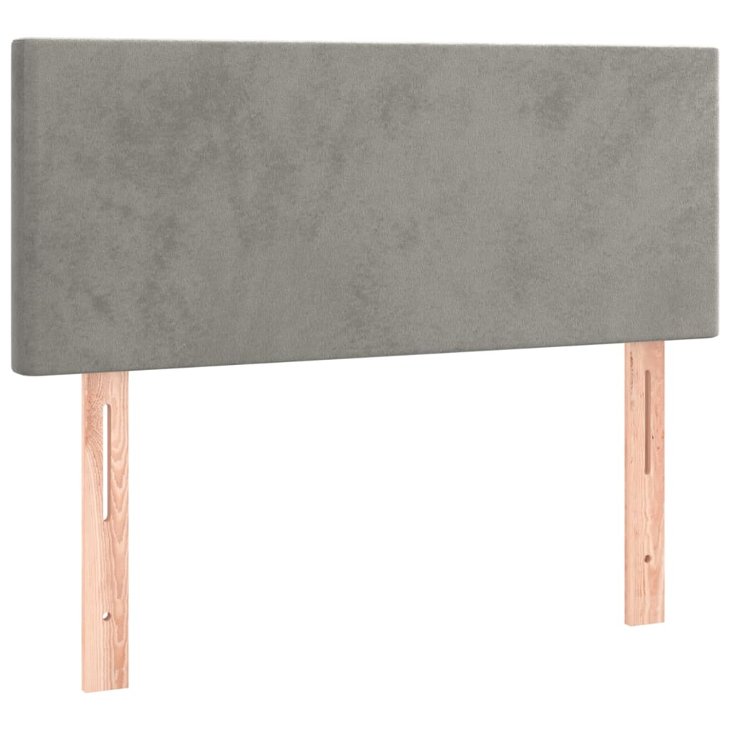 Hoofdbord 80x5x78/88 cm fluweel lichtgrijs Hoofdborden en voetborden | Creëer jouw Trendy Thuis | Gratis bezorgd & Retour | Trendy.nl