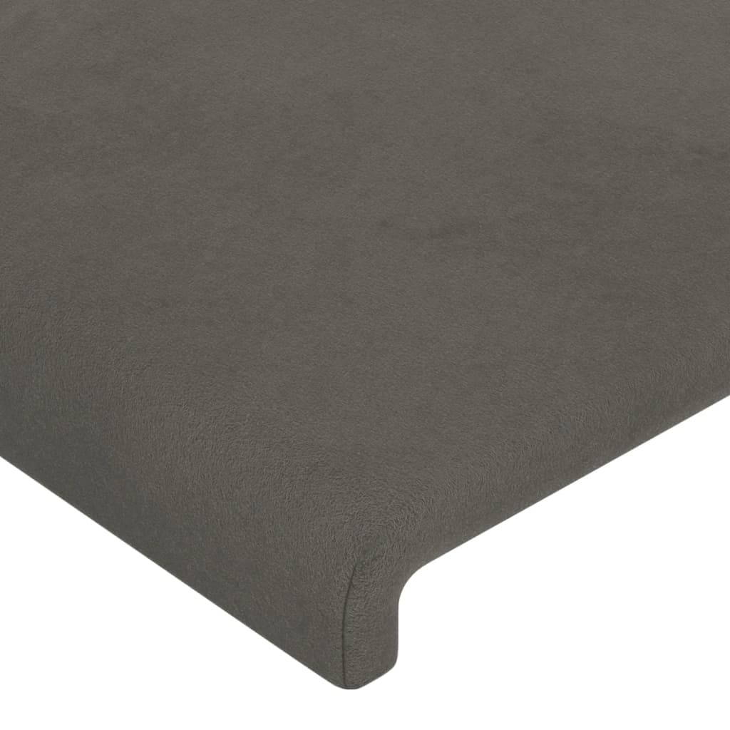 Hoofdbord 80x5x78/88 cm fluweel donkergrijs Hoofdborden en voetborden | Creëer jouw Trendy Thuis | Gratis bezorgd & Retour | Trendy.nl