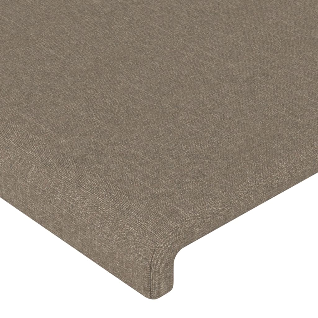 Hoofdbord 100x5x78/88 cm stof taupe Hoofdborden en voetborden | Creëer jouw Trendy Thuis | Gratis bezorgd & Retour | Trendy.nl