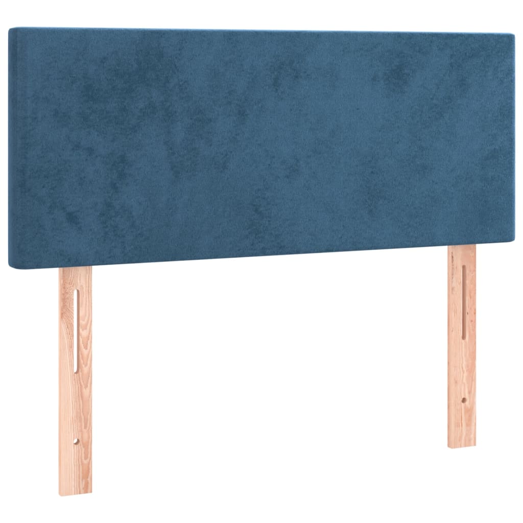 Hoofdbord 100x5x78/88 cm fluweel donkerblauw Hoofdborden en voetborden | Creëer jouw Trendy Thuis | Gratis bezorgd & Retour | Trendy.nl