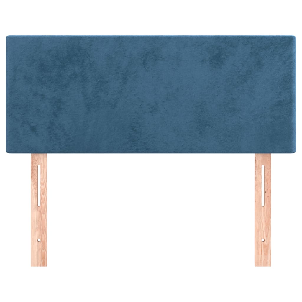 Hoofdbord 100x5x78/88 cm fluweel donkerblauw Hoofdborden en voetborden | Creëer jouw Trendy Thuis | Gratis bezorgd & Retour | Trendy.nl