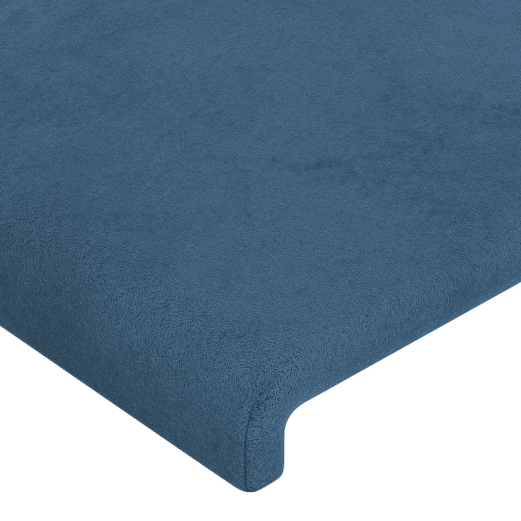 Hoofdbord 100x5x78/88 cm fluweel donkerblauw Hoofdborden en voetborden | Creëer jouw Trendy Thuis | Gratis bezorgd & Retour | Trendy.nl