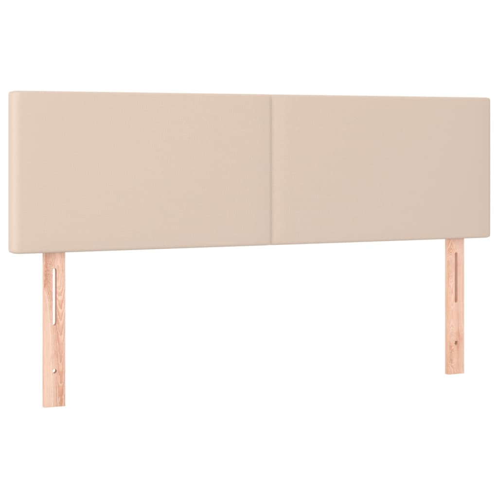 Hoofdborden 2 st 72x5x78/88 cm kunstleer cappuccinokleurig Hoofdborden en voetborden | Creëer jouw Trendy Thuis | Gratis bezorgd & Retour | Trendy.nl