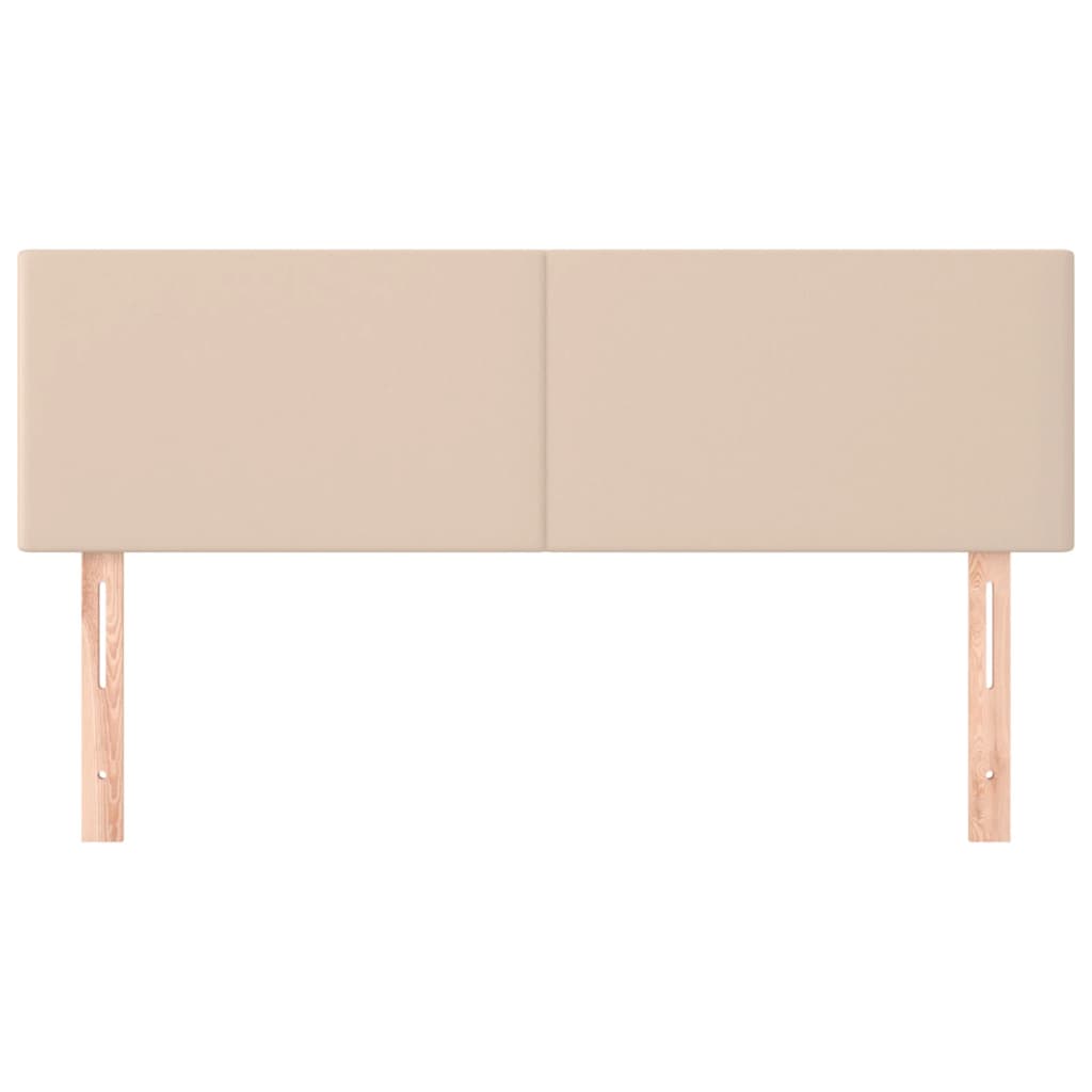 Hoofdborden 2 st 72x5x78/88 cm kunstleer cappuccinokleurig Hoofdborden en voetborden | Creëer jouw Trendy Thuis | Gratis bezorgd & Retour | Trendy.nl