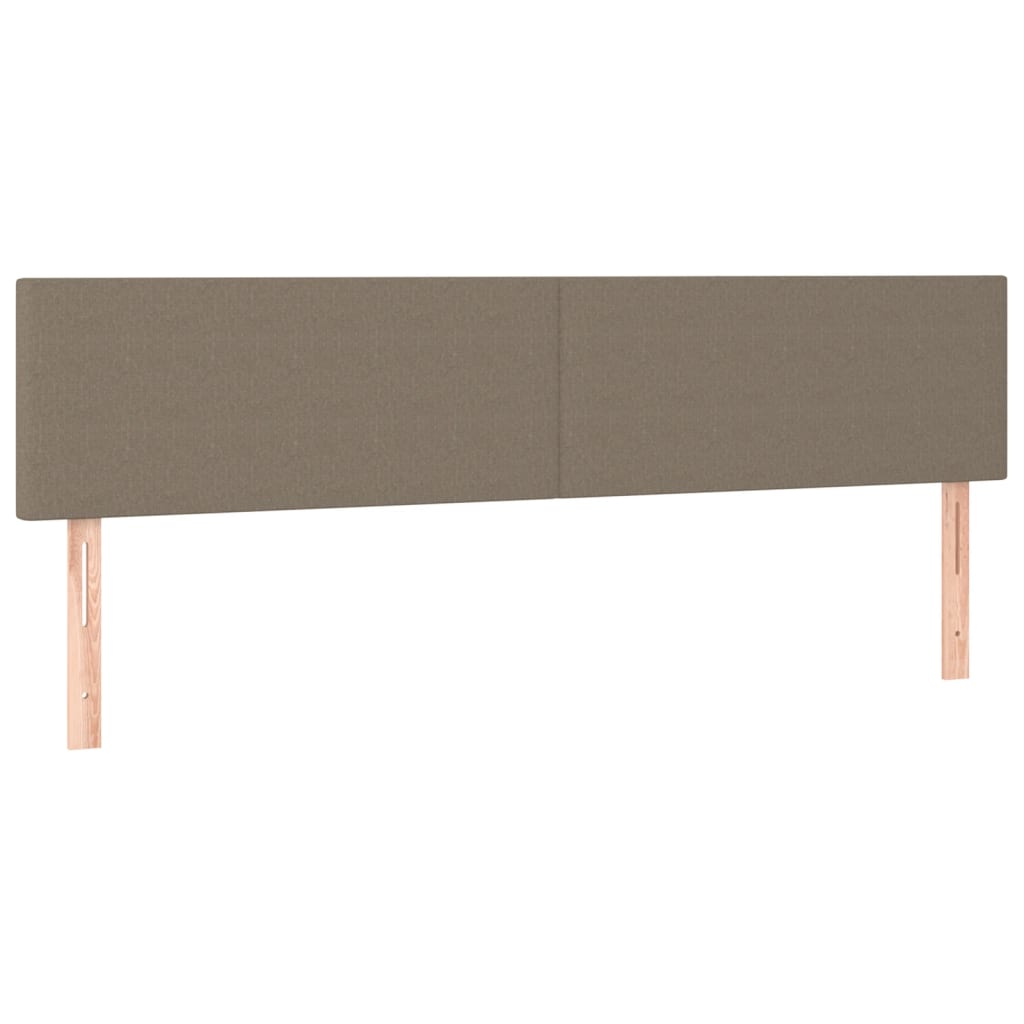 Hoofdborden 2 st 80x5x78/88 cm stof taupe Hoofdborden en voetborden | Creëer jouw Trendy Thuis | Gratis bezorgd & Retour | Trendy.nl