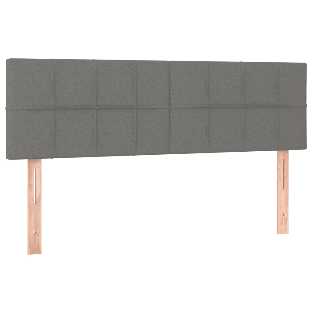 Hoofdborden 2 st 72x5x78/88 cm stof donkergrijs Hoofdborden en voetborden | Creëer jouw Trendy Thuis | Gratis bezorgd & Retour | Trendy.nl