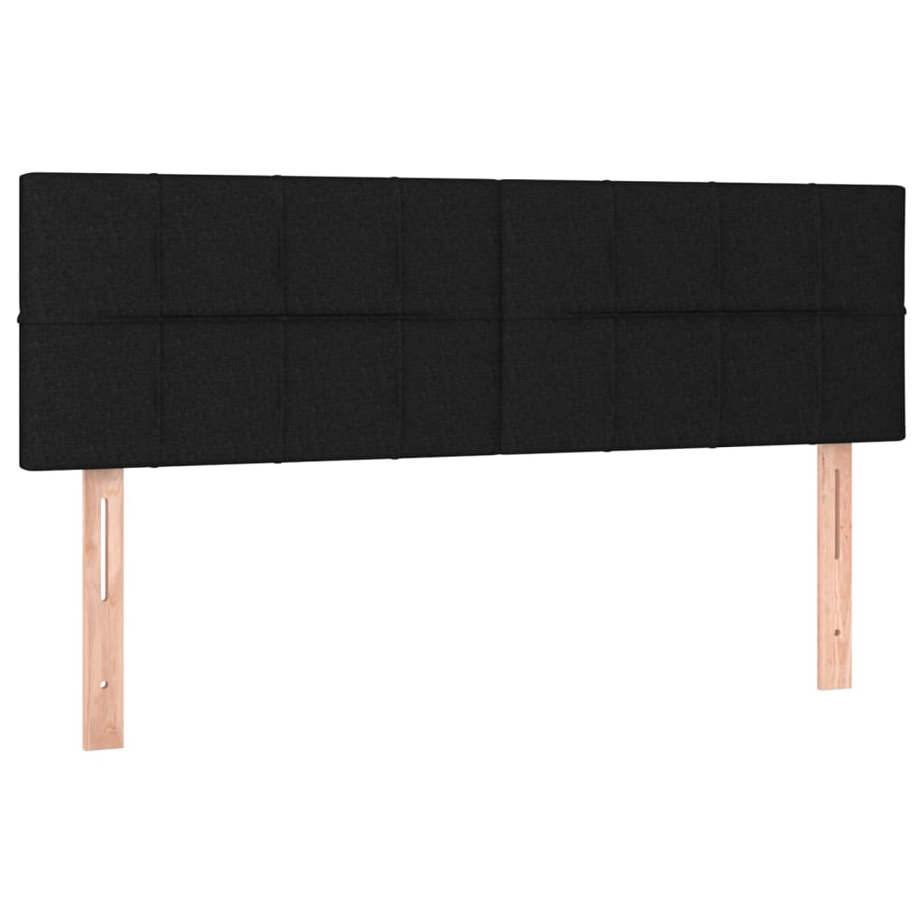 Hoofdborden 2 st 72x5x78/88 cm stof zwart Hoofdborden en voetborden | Creëer jouw Trendy Thuis | Gratis bezorgd & Retour | Trendy.nl