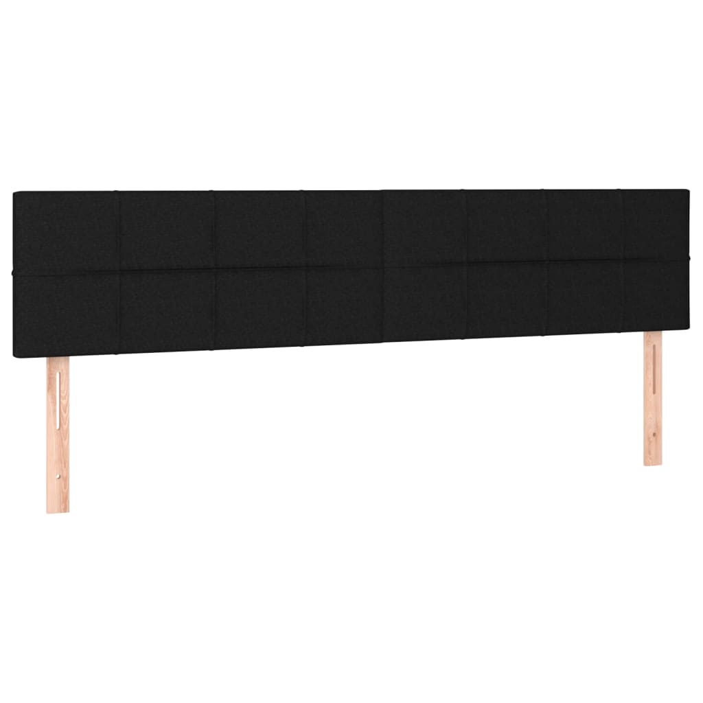 Hoofdborden 2 st 80x5x78/88 cm stof zwart Hoofdborden en voetborden | Creëer jouw Trendy Thuis | Gratis bezorgd & Retour | Trendy.nl