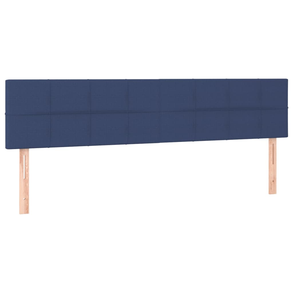 Hoofdborden 2 st 100x5x78/88 cm stof blauw Hoofdborden en voetborden | Creëer jouw Trendy Thuis | Gratis bezorgd & Retour | Trendy.nl