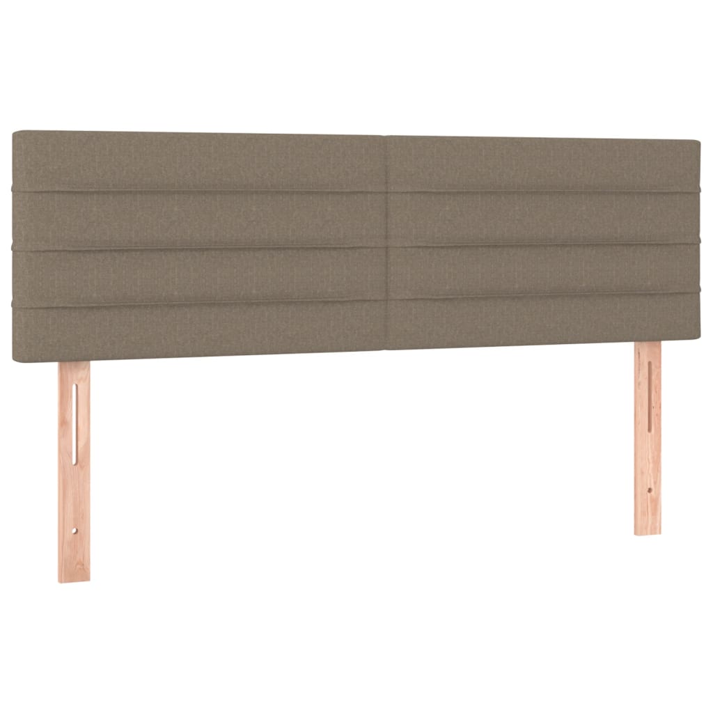 Hoofdborden 2 st 72x5x78/88 cm stof taupe Hoofdborden en voetborden | Creëer jouw Trendy Thuis | Gratis bezorgd & Retour | Trendy.nl