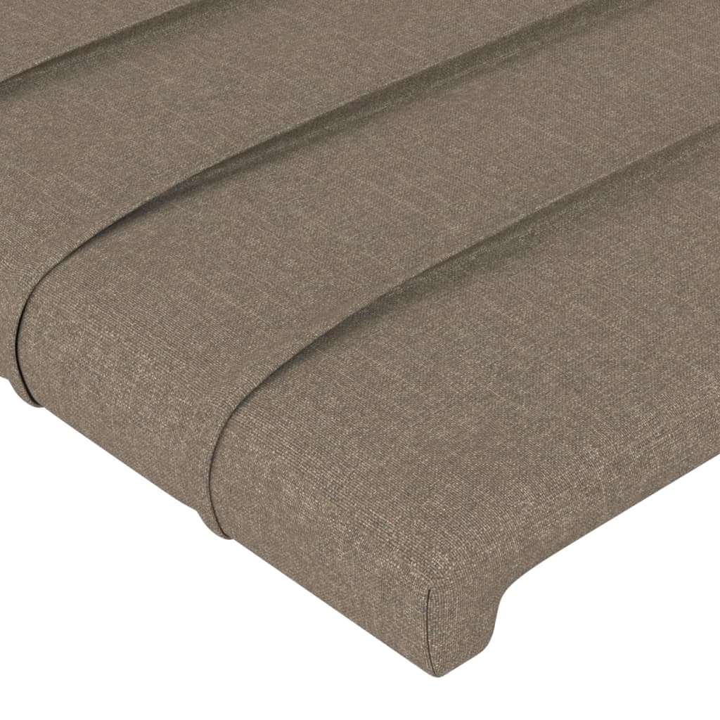 Hoofdborden 2 st 72x5x78/88 cm stof taupe Hoofdborden en voetborden | Creëer jouw Trendy Thuis | Gratis bezorgd & Retour | Trendy.nl