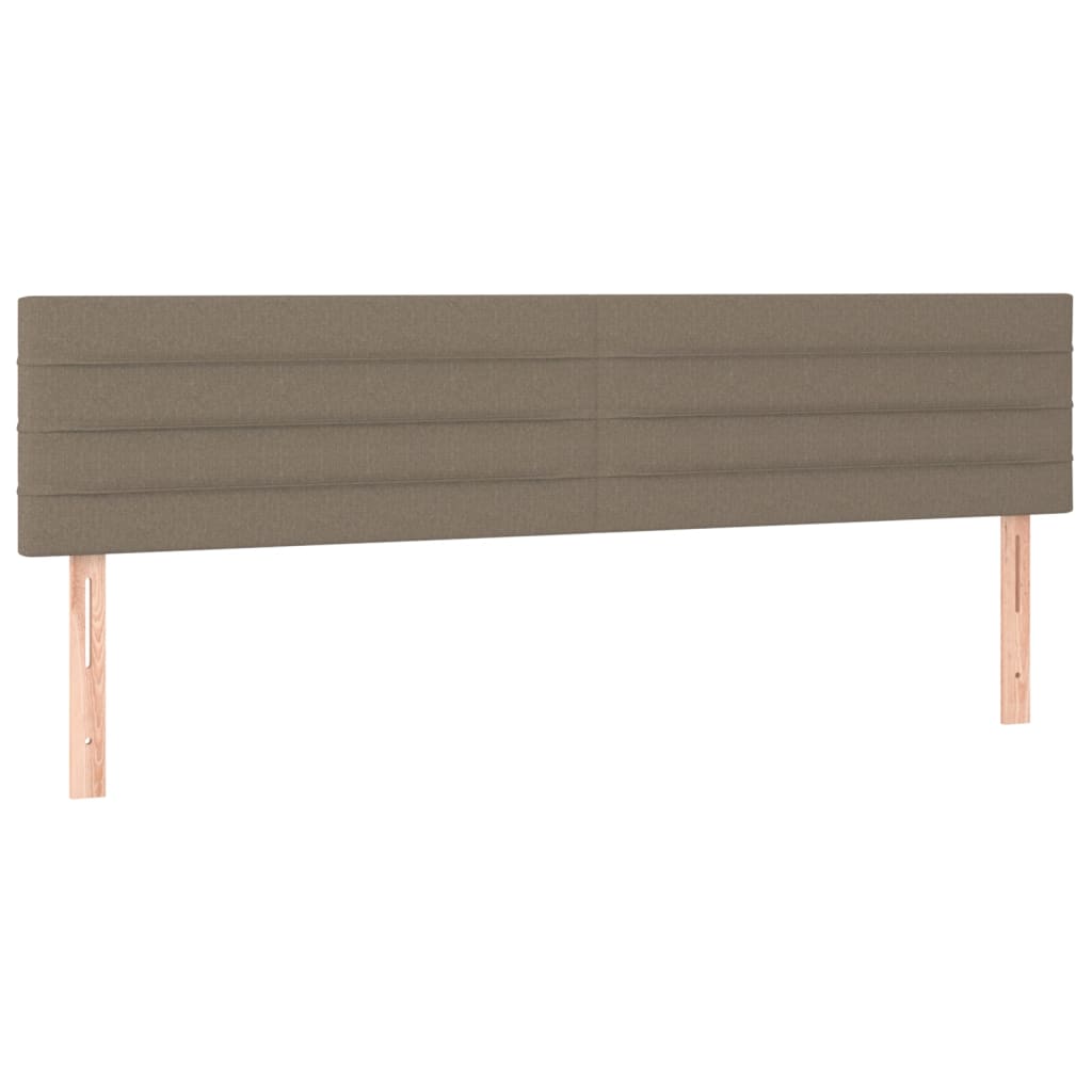 Hoofdborden 2 st 90x5x78/88 cm stof taupe Hoofdborden en voetborden | Creëer jouw Trendy Thuis | Gratis bezorgd & Retour | Trendy.nl