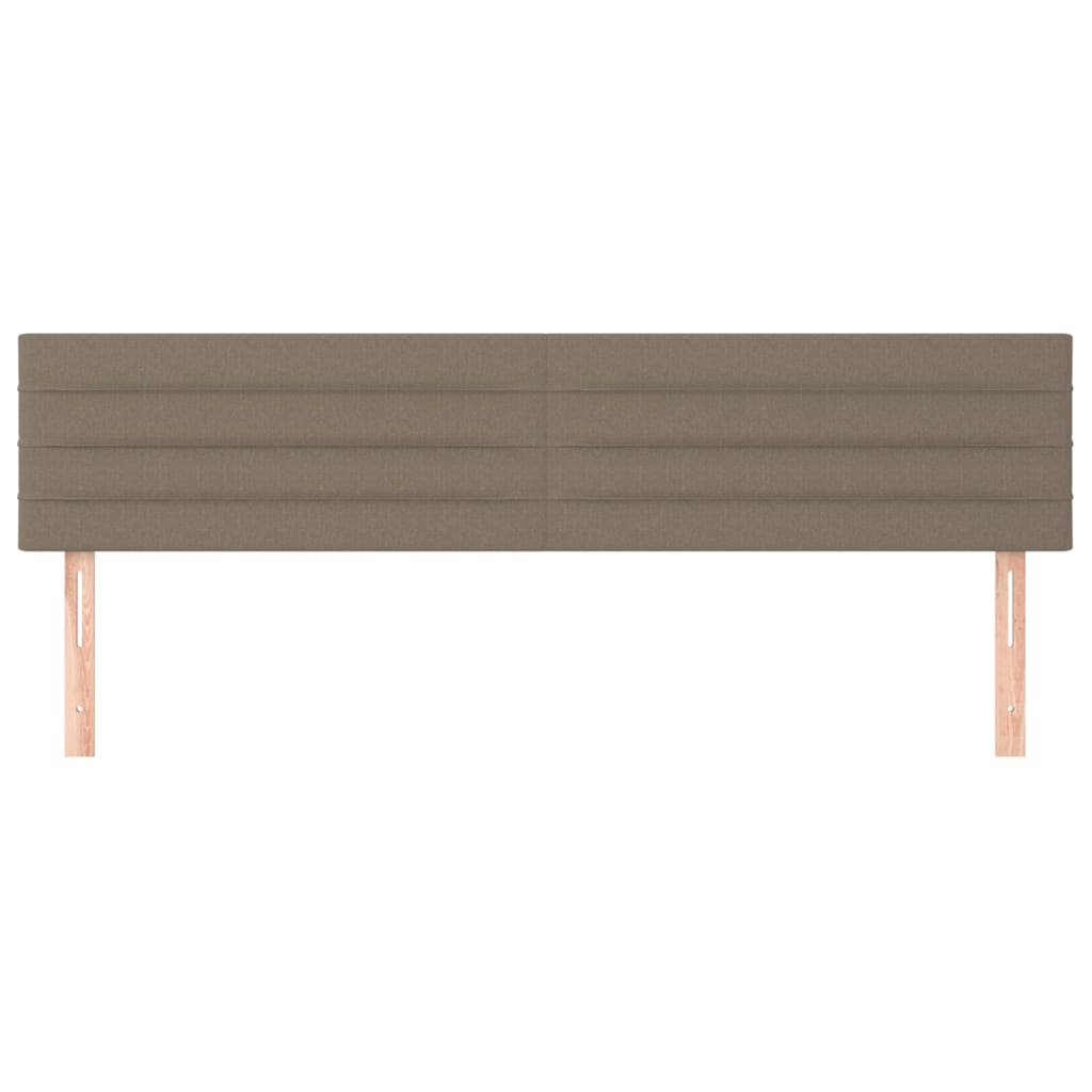 Hoofdborden 2 st 90x5x78/88 cm stof taupe Hoofdborden en voetborden | Creëer jouw Trendy Thuis | Gratis bezorgd & Retour | Trendy.nl