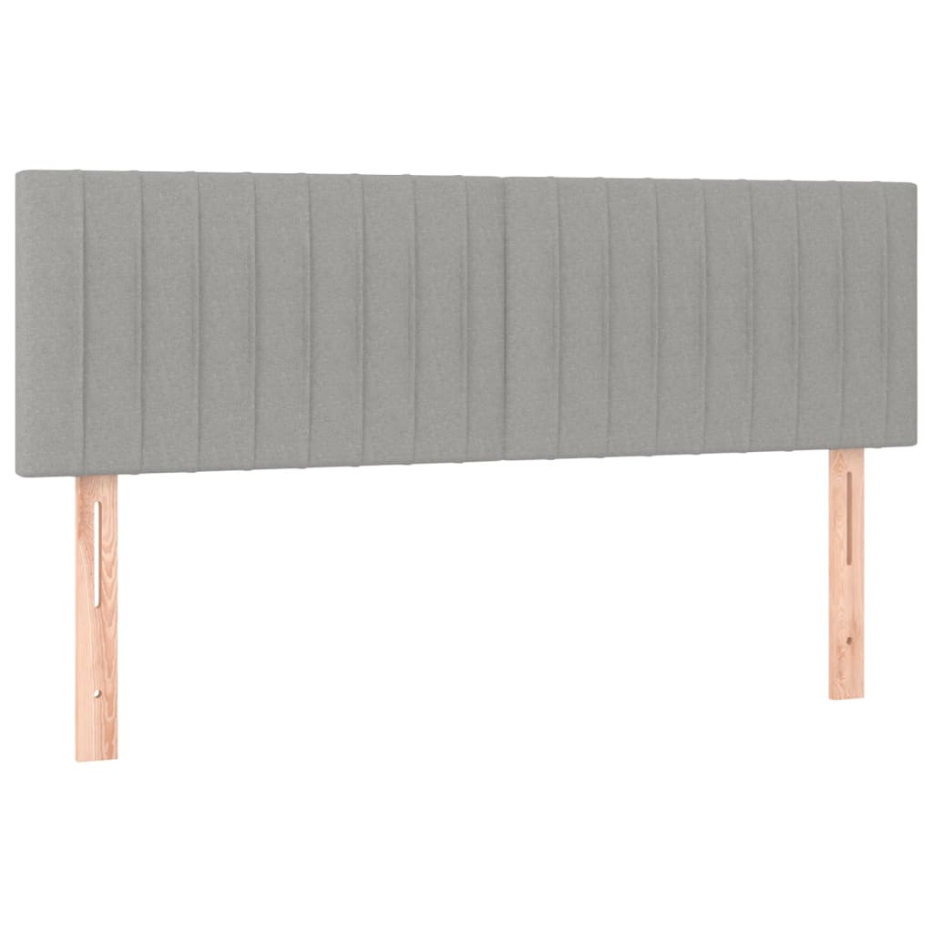 Hoofdborden 2 st 72x5x78/88 cm stof lichtgrijs Hoofdborden en voetborden | Creëer jouw Trendy Thuis | Gratis bezorgd & Retour | Trendy.nl