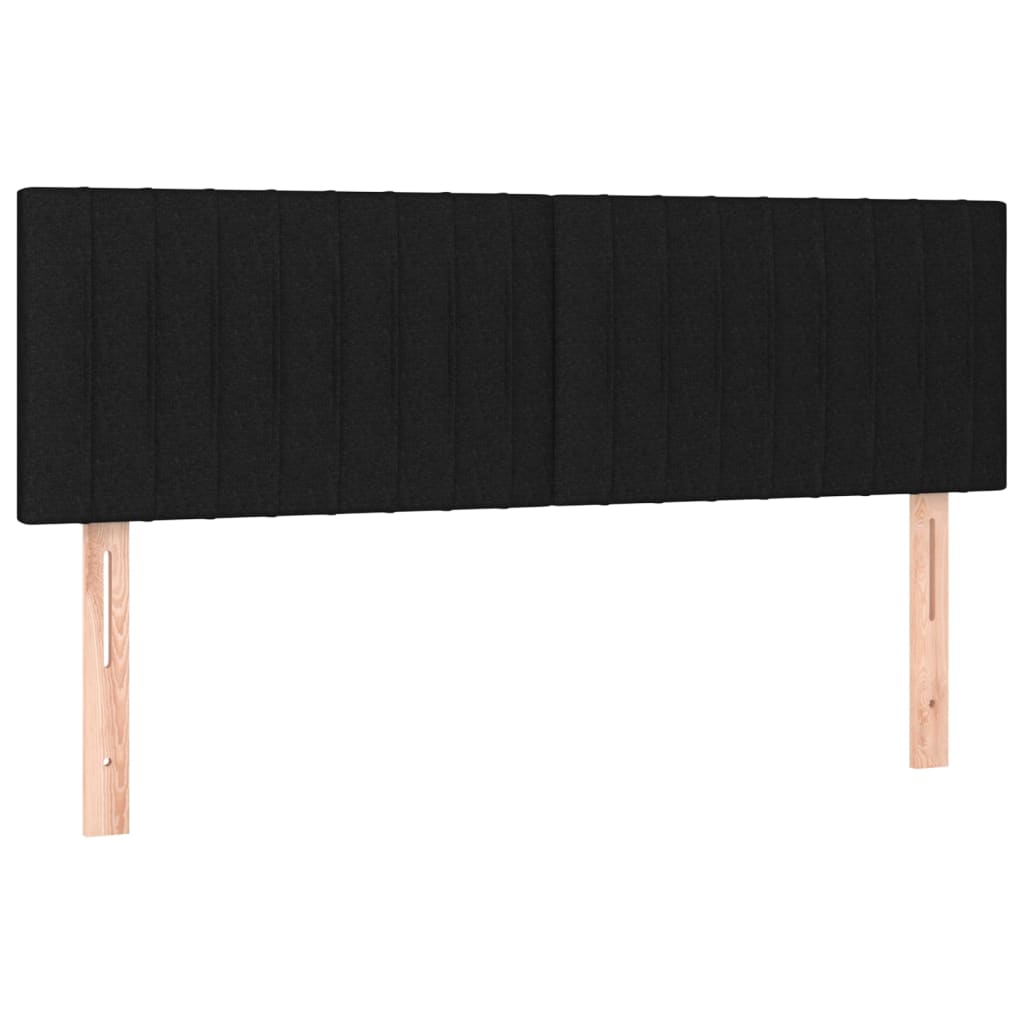 Hoofdborden 2 st 72x5x78/88 cm stof zwart Hoofdborden en voetborden | Creëer jouw Trendy Thuis | Gratis bezorgd & Retour | Trendy.nl