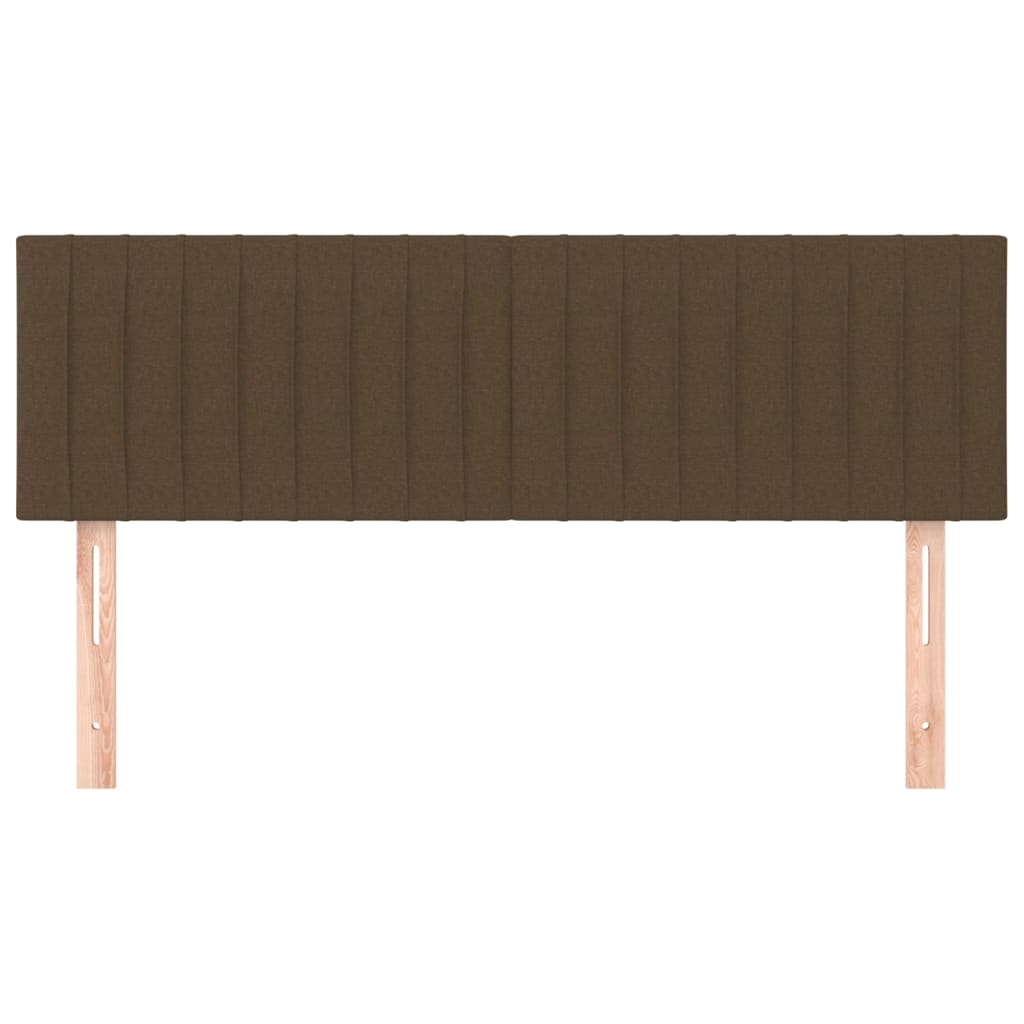 Hoofdborden 2 st 72x5x78/88 cm stof donkerbruin Hoofdborden en voetborden | Creëer jouw Trendy Thuis | Gratis bezorgd & Retour | Trendy.nl