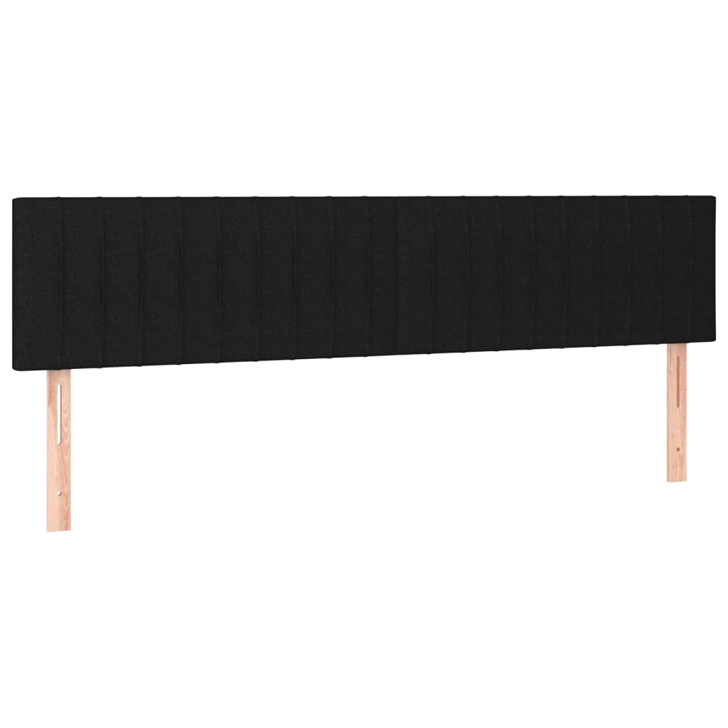 Hoofdborden 2 st 80x5x78/88 cm stof zwart Hoofdborden en voetborden | Creëer jouw Trendy Thuis | Gratis bezorgd & Retour | Trendy.nl