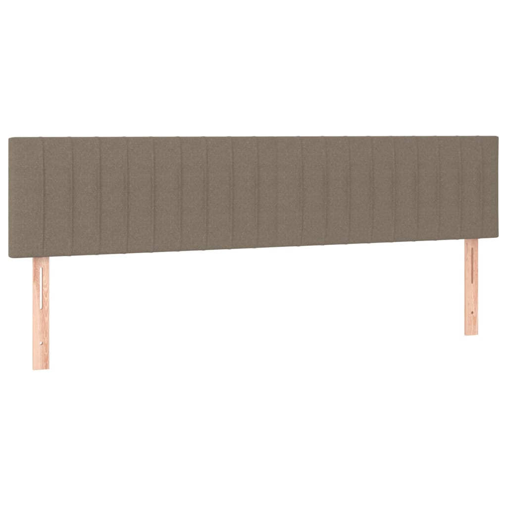 Hoofdborden 2 st 90x5x78/88 cm stof taupe Hoofdborden en voetborden | Creëer jouw Trendy Thuis | Gratis bezorgd & Retour | Trendy.nl