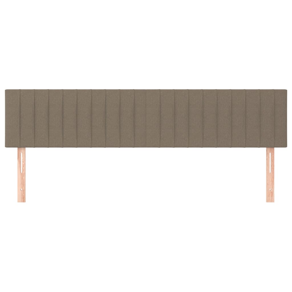 Hoofdborden 2 st 90x5x78/88 cm stof taupe Hoofdborden en voetborden | Creëer jouw Trendy Thuis | Gratis bezorgd & Retour | Trendy.nl