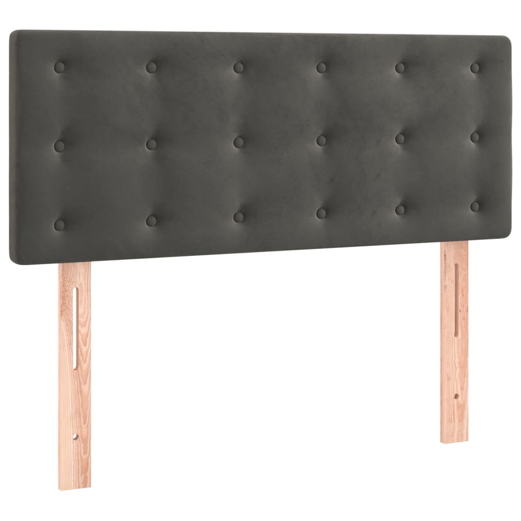 Hoofdbord 100x5x78/88 cm fluweel donkergrijs Hoofdborden en voetborden | Creëer jouw Trendy Thuis | Gratis bezorgd & Retour | Trendy.nl