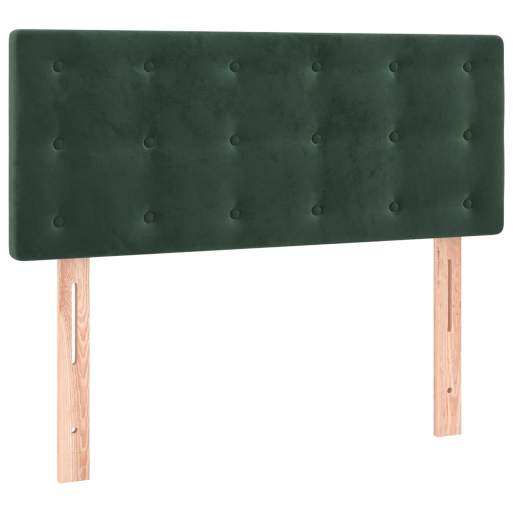 Hoofdbord 100x5x78/88 cm fluweel donkergroen Hoofdborden en voetborden | Creëer jouw Trendy Thuis | Gratis bezorgd & Retour | Trendy.nl