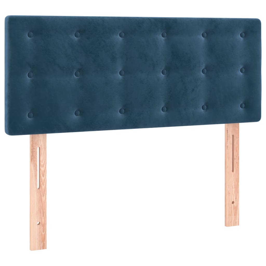 Hoofdbord 100x5x78/88 cm fluweel donkerblauw Hoofdborden en voetborden | Creëer jouw Trendy Thuis | Gratis bezorgd & Retour | Trendy.nl