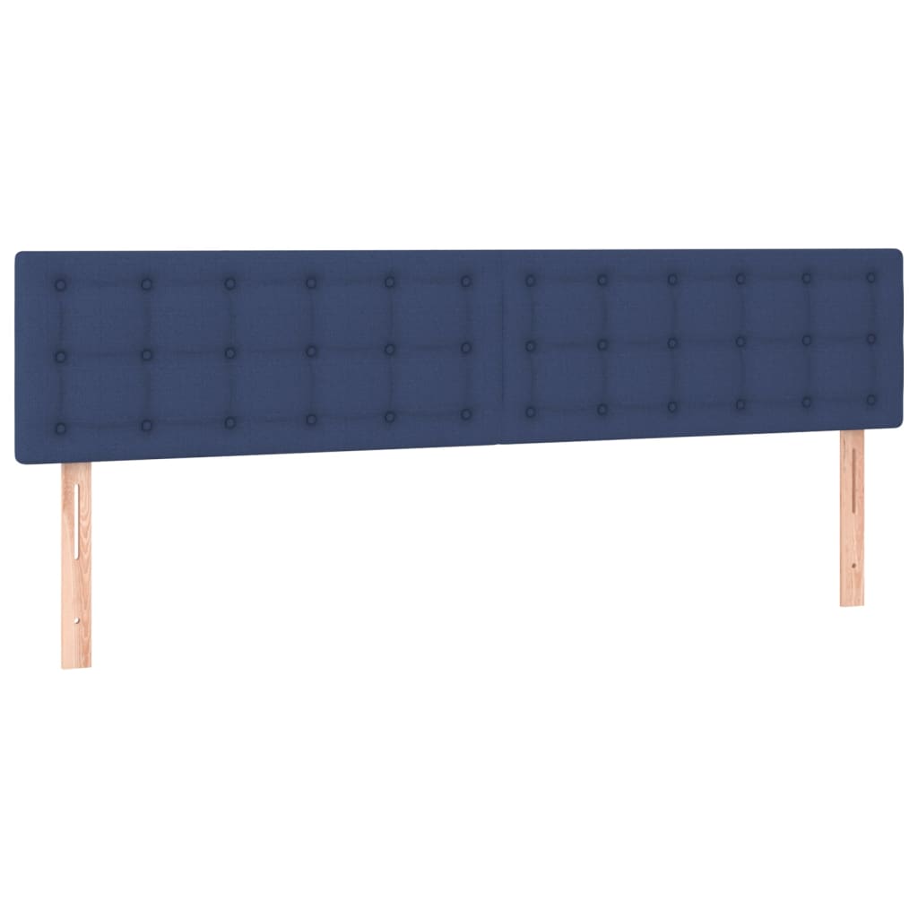 Hoofdborden 2 st 80x5x78/88 cm stof blauw Hoofdborden en voetborden | Creëer jouw Trendy Thuis | Gratis bezorgd & Retour | Trendy.nl