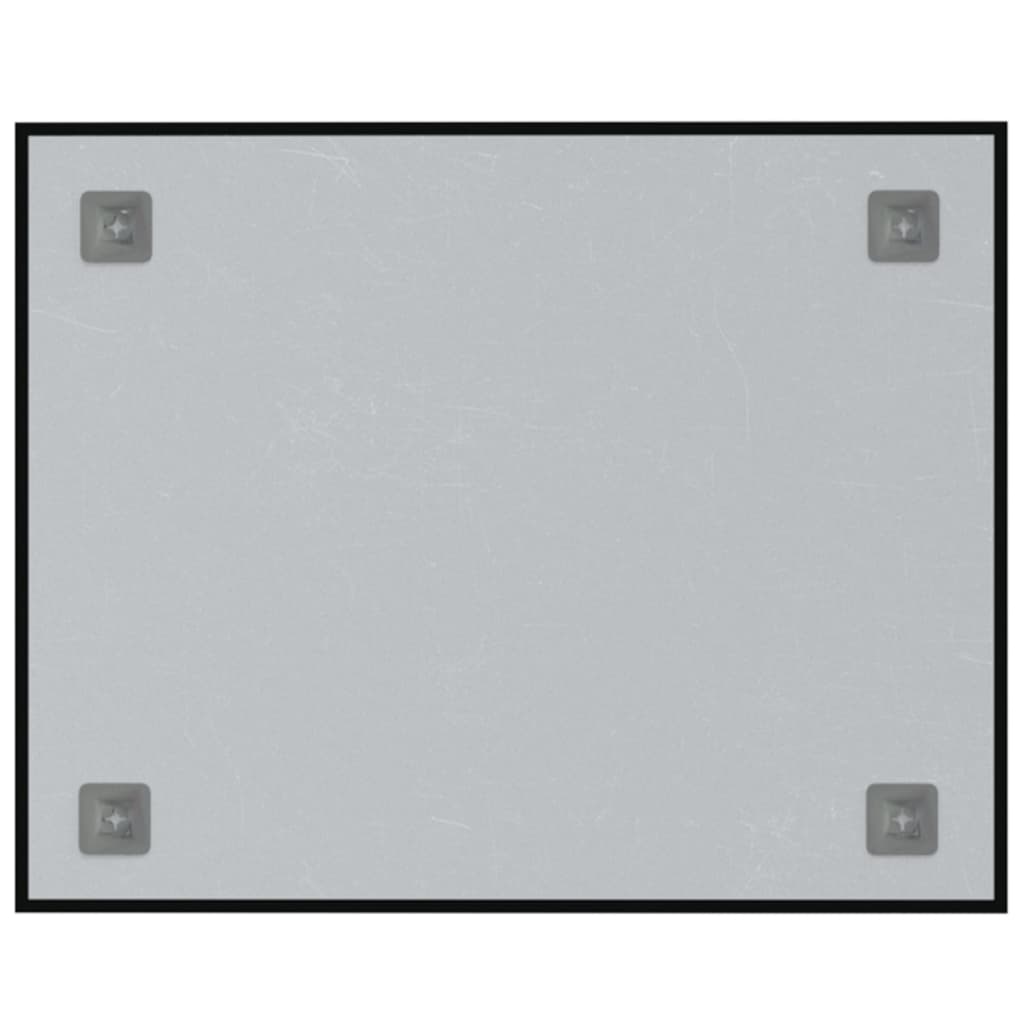 Magneetbord voor aan de wand 50x40 cm gehard glas zwart Whiteboards | Creëer jouw Trendy Thuis | Gratis bezorgd & Retour | Trendy.nl