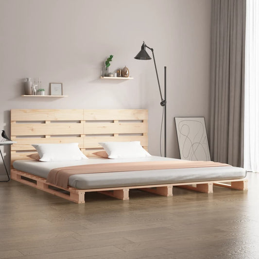 Bedframe zonder matras massief grenenhout 150x200 cm