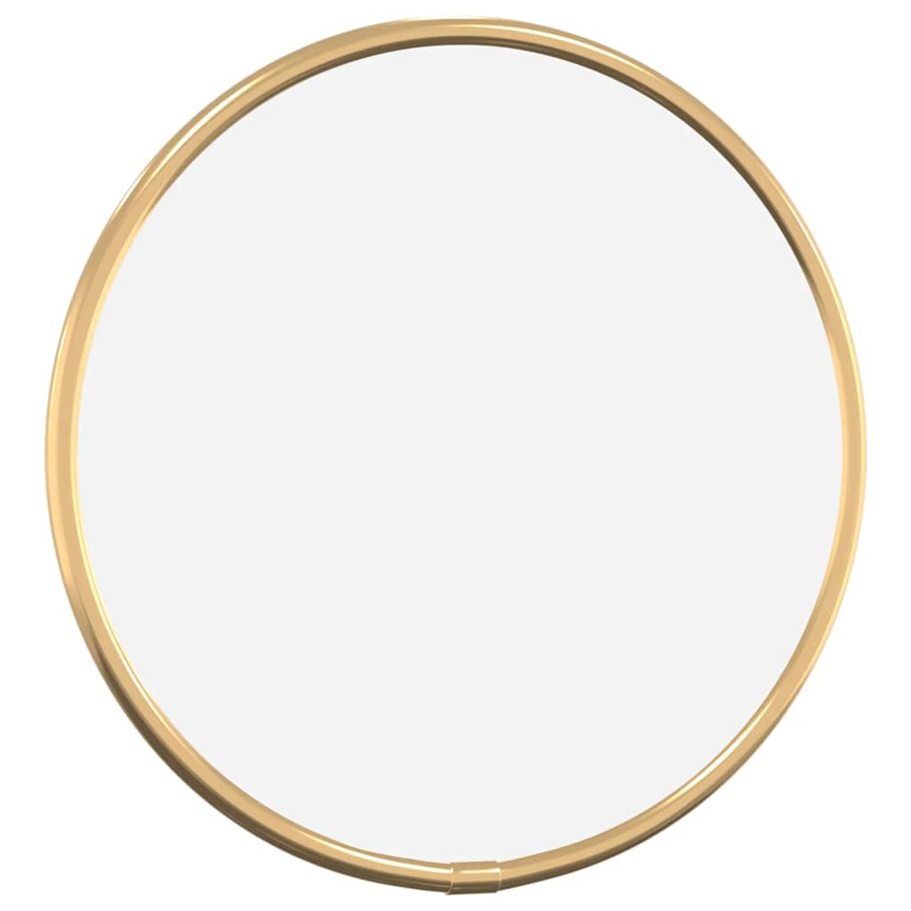 Wandspiegel rond Ø20 cm goudkleurig