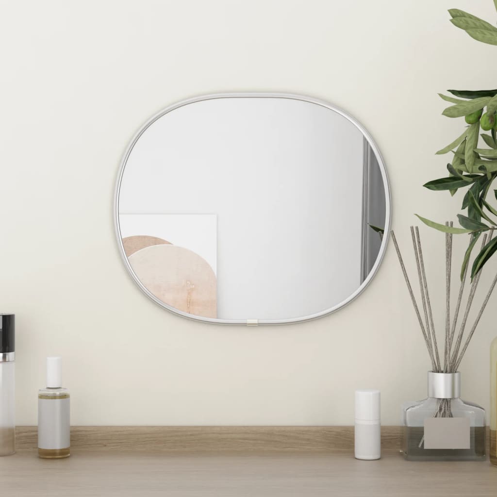 Wandspiegel 30x25 cm zilverkleurig Spiegels | Creëer jouw Trendy Thuis | Gratis bezorgd & Retour | Trendy.nl