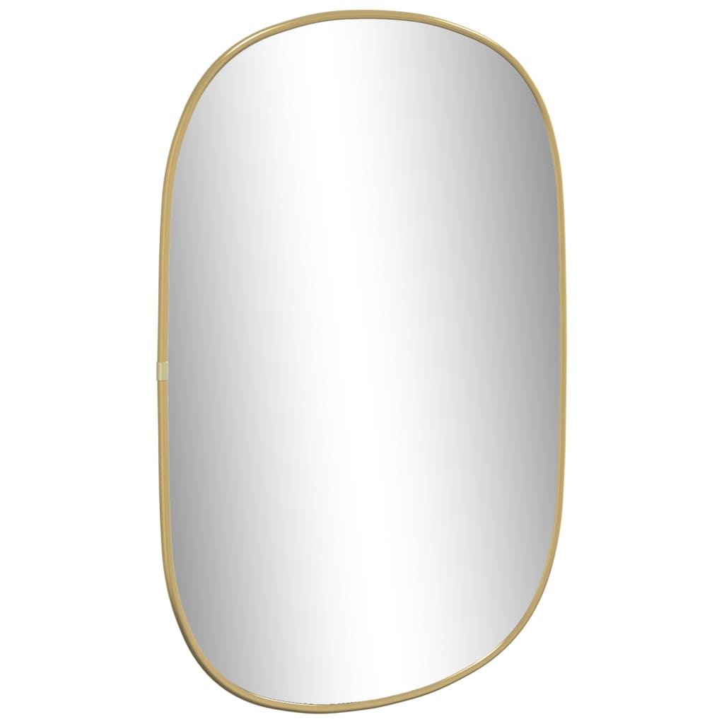 Wandspiegel 60x40 cm goudkleurig Spiegels | Creëer jouw Trendy Thuis | Gratis bezorgd & Retour | Trendy.nl