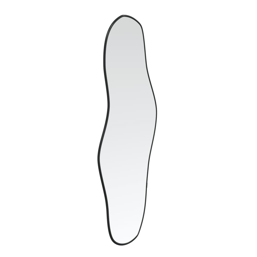 Wandspiegel 60x25 cm zwart Spiegels | Creëer jouw Trendy Thuis | Gratis bezorgd & Retour | Trendy.nl